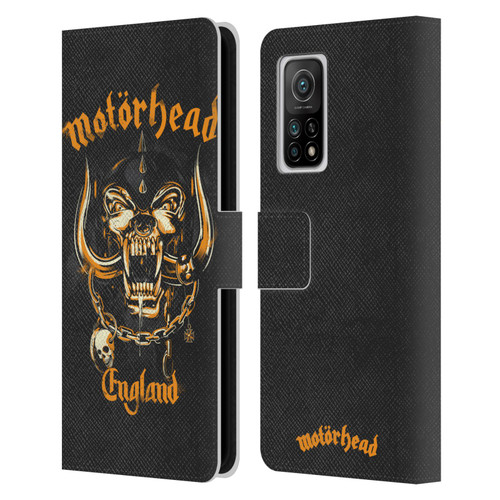 Motorhead Logo Warpig England Leather Book Wallet Case Cover For Xiaomi Mi 10T 5G