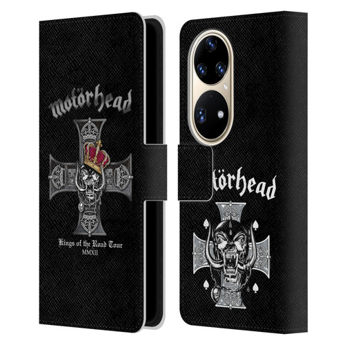 Motorhead Tours Kings Of The Road Leather Book Wallet Case Cover For Huawei P50 Pro