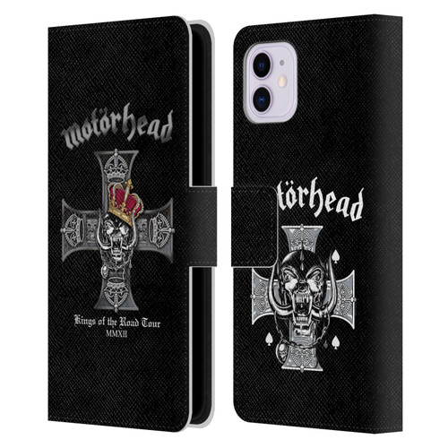 Motorhead Tours Kings Of The Road Leather Book Wallet Case Cover For Apple iPhone 11