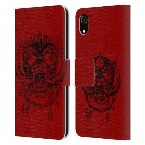 Motorhead Tours 1975 Leather Book Wallet Case Cover For Apple iPhone XR