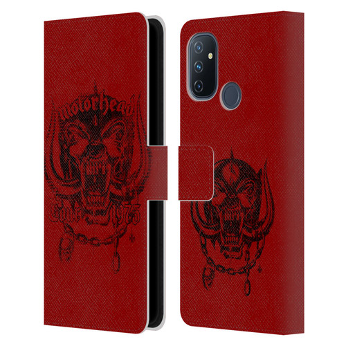 Motorhead Tours 1975 Leather Book Wallet Case Cover For OnePlus Nord N100