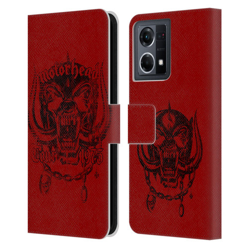 Motorhead Tours 1975 Leather Book Wallet Case Cover For OPPO Reno8 4G