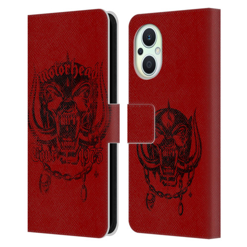 Motorhead Tours 1975 Leather Book Wallet Case Cover For OPPO Reno8 Lite