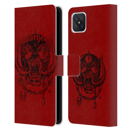Motorhead Tours 1975 Leather Book Wallet Case Cover For OPPO Reno4 Z 5G