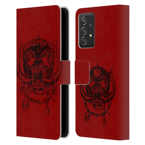 Motorhead Tours 1975 Leather Book Wallet Case Cover For Samsung Galaxy A52 / A52s / 5G (2021)