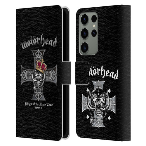 Motorhead Tours Kings Of The Road Leather Book Wallet Case Cover For Samsung Galaxy S23 Ultra 5G