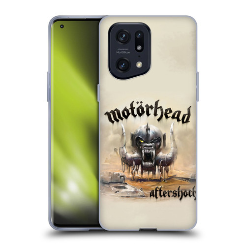 Motorhead Album Covers Aftershock Soft Gel Case for OPPO Find X5 Pro