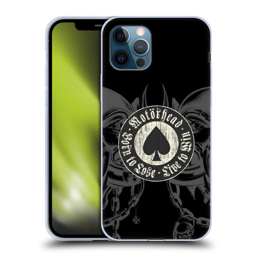 Motorhead Graphics Born To Lose Love To Win Soft Gel Case for Apple iPhone 12 / iPhone 12 Pro