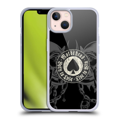 Motorhead Graphics Born To Lose Love To Win Soft Gel Case for Apple iPhone 13