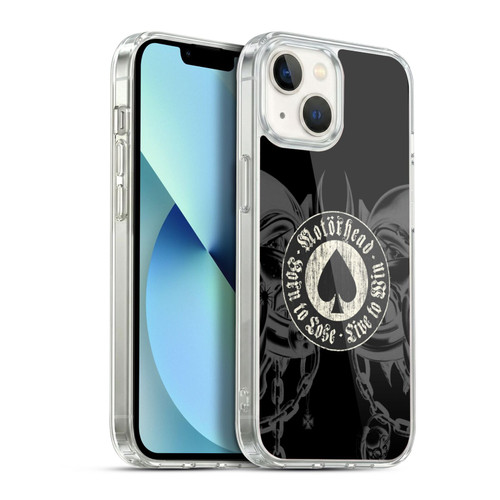 Motorhead Graphics Born To Lose Love To Win Soft Gel Case for Apple iPhone 13