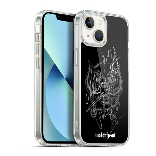 Motorhead Graphics Signatures Soft Gel Case for Apple iPhone 13