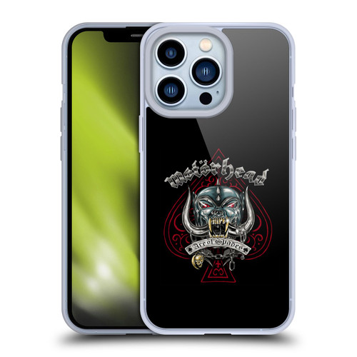 Motorhead Graphics Ace Of Spades Dog Soft Gel Case for Apple iPhone 13 Pro
