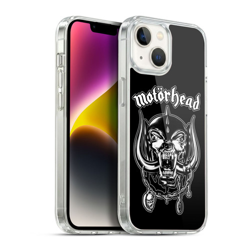 Motorhead Graphics Silver War Pig Soft Gel Case for Apple iPhone 14