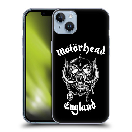 Motorhead Graphics England Soft Gel Case for Apple iPhone 14 Plus