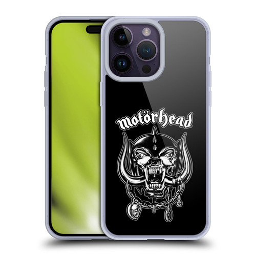 Motorhead Graphics Silver War Pig Soft Gel Case for Apple iPhone 14 Pro Max & MagSafe