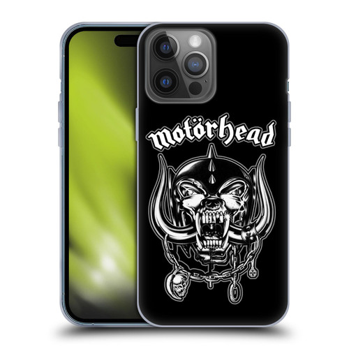 Motorhead Graphics Silver War Pig Soft Gel Case for Apple iPhone 14 Pro Max