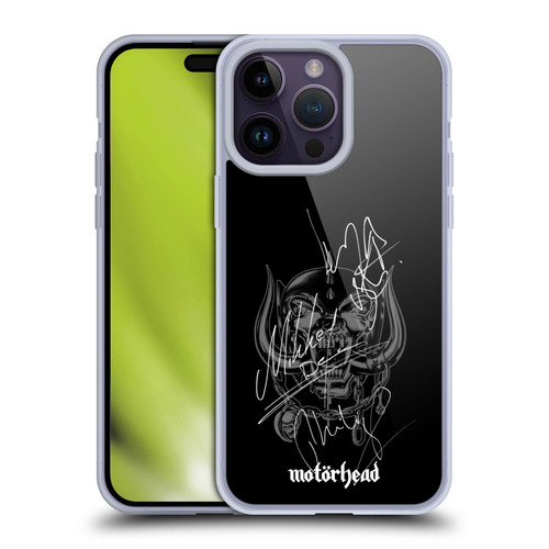 Motorhead Graphics Signatures Soft Gel Case for Apple iPhone 14 Pro Max & MagSafe
