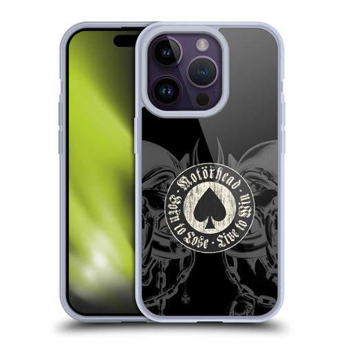 Motorhead Graphics Born To Lose Love To Win Soft Gel Case for Apple iPhone 14 Pro & MagSafe