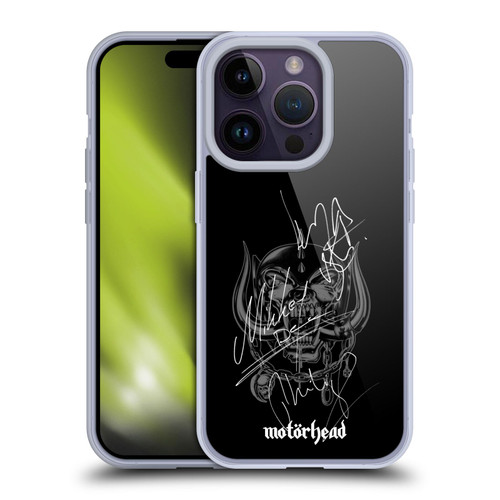 Motorhead Graphics Signatures Soft Gel Case for Apple iPhone 14 Pro & MagSafe