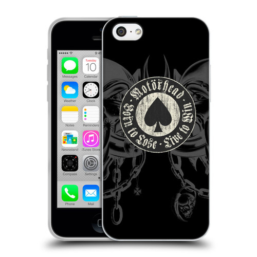 Motorhead Graphics Born To Lose Love To Win Soft Gel Case for Apple iPhone 5c