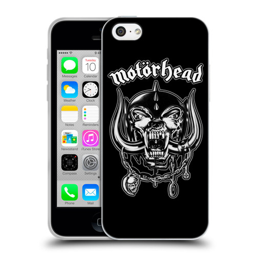 Motorhead Graphics Silver War Pig Soft Gel Case for Apple iPhone 5c