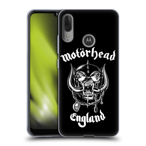 Motorhead Graphics England Soft Gel Case for Motorola Moto E6 Plus