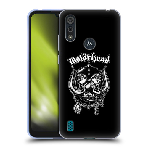 Motorhead Graphics Silver War Pig Soft Gel Case for Motorola Moto E6s (2020)