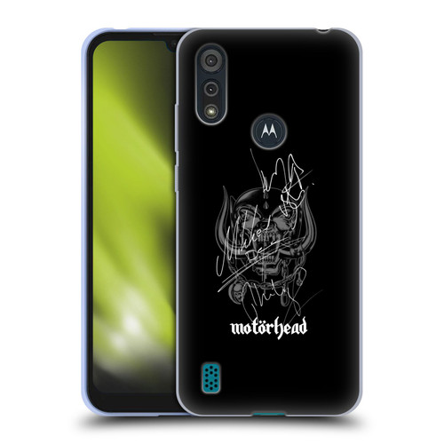 Motorhead Graphics Signatures Soft Gel Case for Motorola Moto E6s (2020)