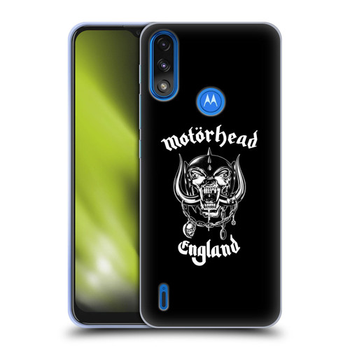 Motorhead Graphics England Soft Gel Case for Motorola Moto E7 Power / Moto E7i Power