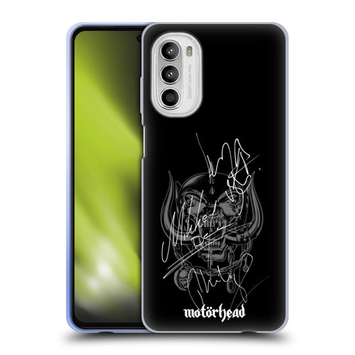 Motorhead Graphics Signatures Soft Gel Case for Motorola Moto G52