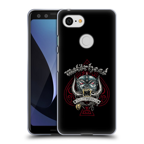 Motorhead Graphics Ace Of Spades Dog Soft Gel Case for Google Pixel 3