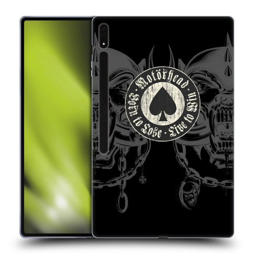 Motorhead Graphics Born To Lose Love To Win Soft Gel Case for Samsung Galaxy Tab S8 Ultra