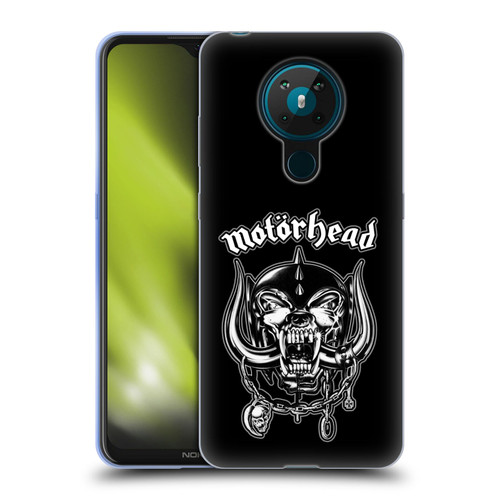 Motorhead Graphics Silver War Pig Soft Gel Case for Nokia 5.3