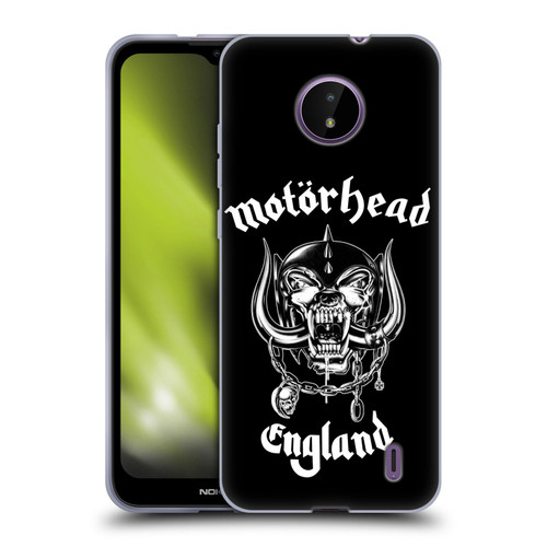 Motorhead Graphics England Soft Gel Case for Nokia C10 / C20