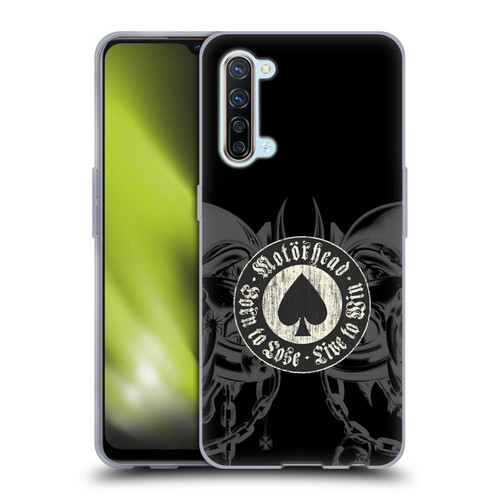 Motorhead Graphics Born To Lose Love To Win Soft Gel Case for OPPO Find X2 Lite 5G