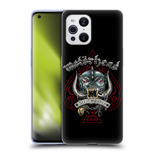 Motorhead Graphics Ace Of Spades Dog Soft Gel Case for OPPO Find X3 / Pro