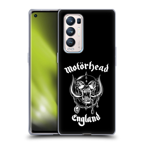 Motorhead Graphics England Soft Gel Case for OPPO Find X3 Neo / Reno5 Pro+ 5G