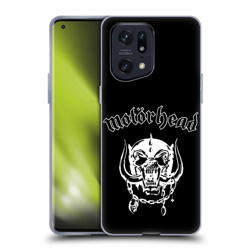 Motorhead Graphics Classic Logo Soft Gel Case for OPPO Find X5 Pro