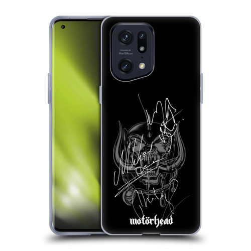 Motorhead Graphics Signatures Soft Gel Case for OPPO Find X5 Pro