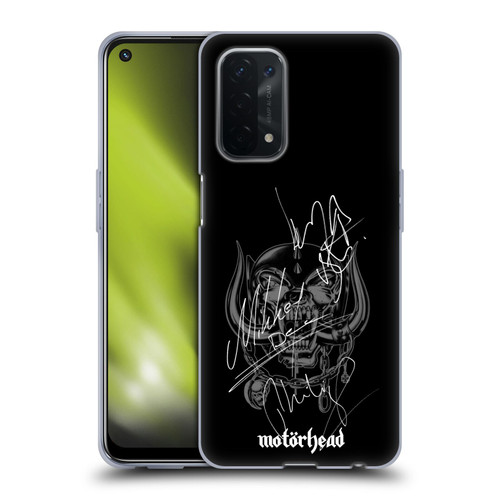 Motorhead Graphics Signatures Soft Gel Case for OPPO A54 5G