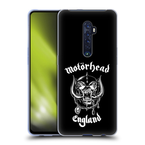 Motorhead Graphics England Soft Gel Case for OPPO Reno 2