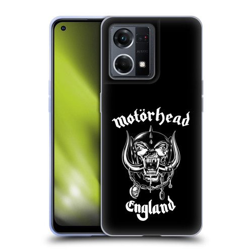 Motorhead Graphics England Soft Gel Case for OPPO Reno8 4G