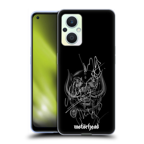 Motorhead Graphics Signatures Soft Gel Case for OPPO Reno8 Lite