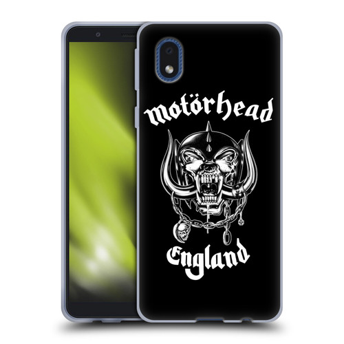 Motorhead Graphics England Soft Gel Case for Samsung Galaxy A01 Core (2020)