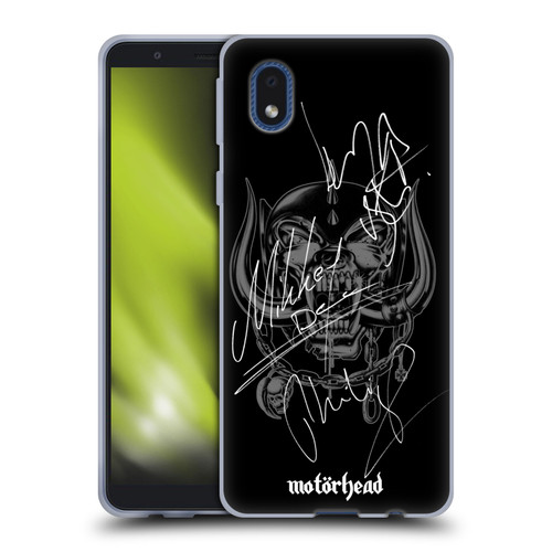 Motorhead Graphics Signatures Soft Gel Case for Samsung Galaxy A01 Core (2020)