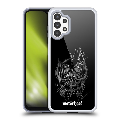Motorhead Graphics Signatures Soft Gel Case for Samsung Galaxy A13 (2022)