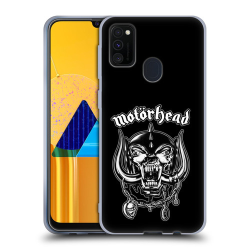 Motorhead Graphics Silver War Pig Soft Gel Case for Samsung Galaxy M30s (2019)/M21 (2020)