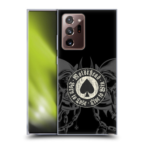 Motorhead Graphics Born To Lose Love To Win Soft Gel Case for Samsung Galaxy Note20 Ultra / 5G