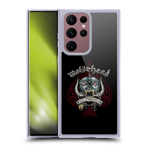 Motorhead Graphics Ace Of Spades Dog Soft Gel Case for Samsung Galaxy S22 Ultra 5G