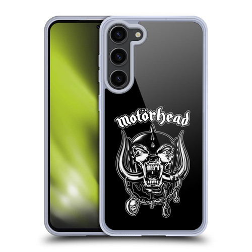Motorhead Graphics Silver War Pig Soft Gel Case for Samsung Galaxy S23+ 5G & MagSafe